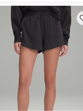 Lululemon Court Rival High-Rise Short 3” - Black